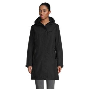 [M]Helly Hansen Women's Black Raincoat Waterproof Mid Jacket